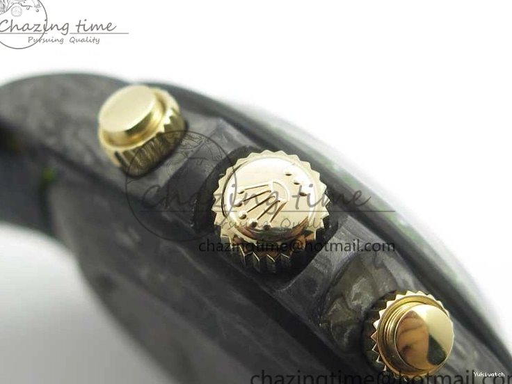 Green Dial Daytona Edition Carbon Strap WWF A7750 Best Black Nylon Green On V2 DIW 1103